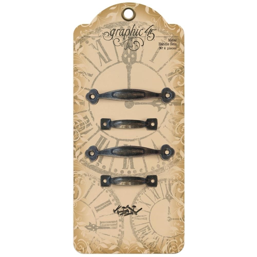 Graphic 45 Metal Handle Sets (4pcs) (4502219)