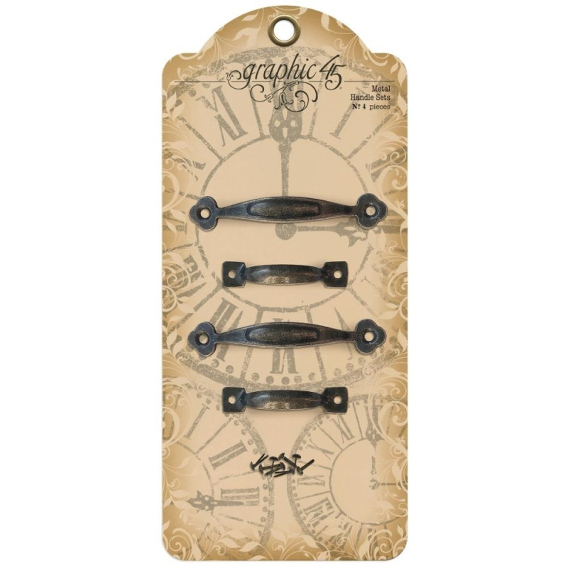 Graphic 45 Metal Handle Sets (4pcs) (4502219)