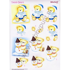 Mitchell - 3D Little Angels - Kerst - 949043 (pushout/949043)