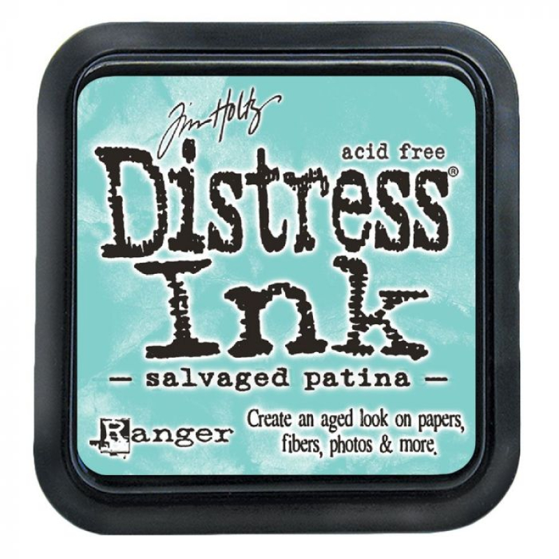 Tim Holtz Ranger Distress ink pad Salvaged patina (TIM72737)