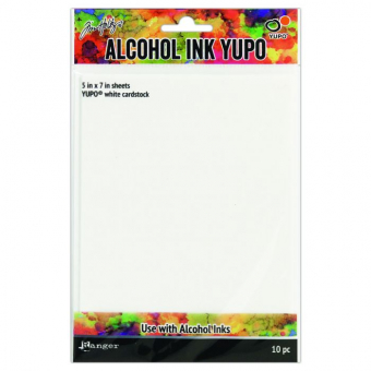 Ranger Alcohol inkt Yupo papier Wit 12x17cm (TAC49715)