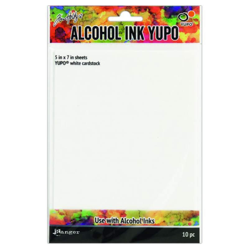 Tim Holtz Tim Holtz Ranger Alcohol inkt Yupo papier Wit 12x17cm (TAC49715)