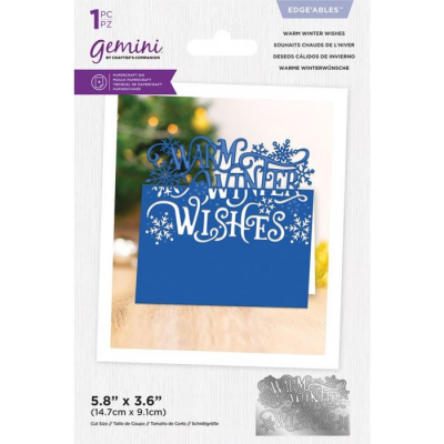 Gemini Warm Winter Wishes Edge'able Die (GEM-MD-EDG-WAWI)