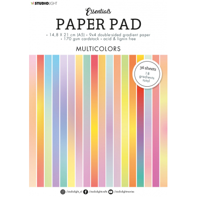 Studio Light Multicolors Paper Pad (SL-ES-PP20)