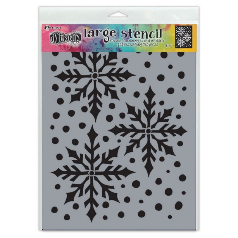 Ranger Dylusions stencil Ice queen (DYS78029)