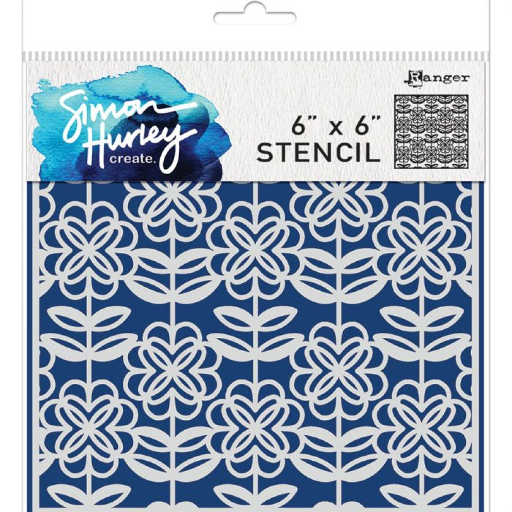 Ranger Simon hurley  Stencil Flower power (HUS75493)