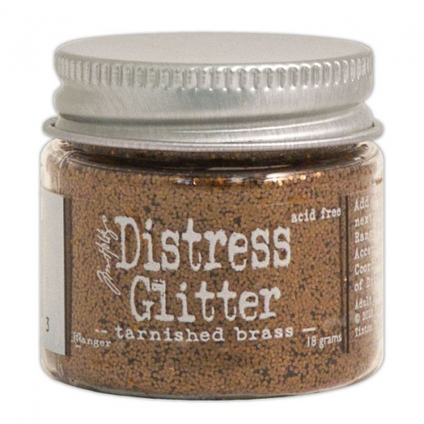 Tim Holtz Ranger Distress glitter Tarnished brass (TDG39303)