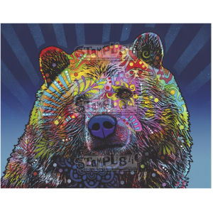 Stamplistic Grizz Cling Stamp (L200117) ( L200117)