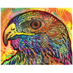 Stamplistic Hawk Eye Cling Stamp (K200106) ( L200106)