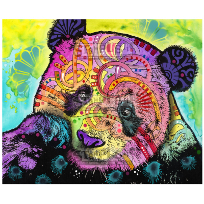 Stamplistic Psychedelic Panda Cling Stamp (L200108)