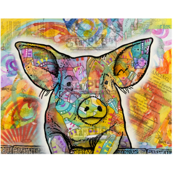 Stamplistic The Pig Cling Stamp (K200104) ( L200104)