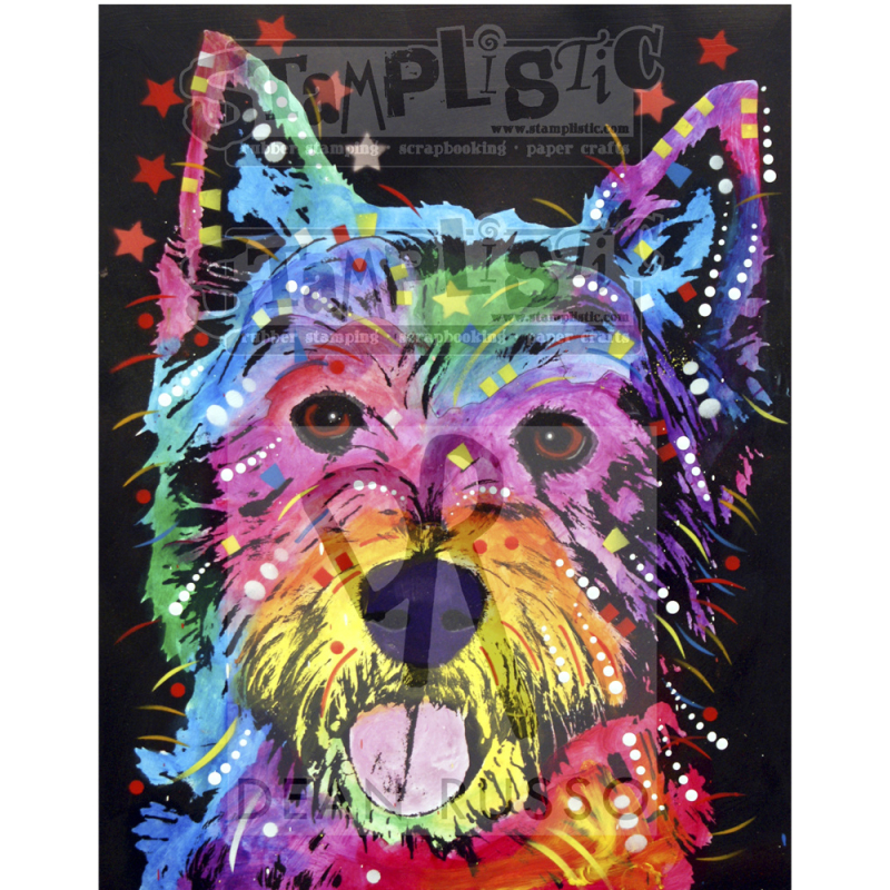 Stamplistic Westie Cling Stamp (K190411)