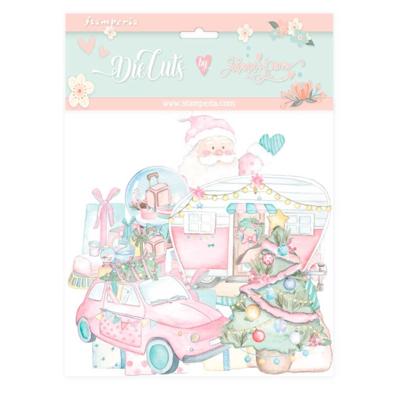 Stamperia Christmas Rose Die Cut (DFLDC49)