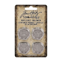 Tim Holtz Idea-ology  Halloween Quote Seals (TH94163)