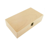 Kangaro Tekendoos beukenhout 3-vaks gelakt, formaat 25x14x6,5 cm (K-0035D820)