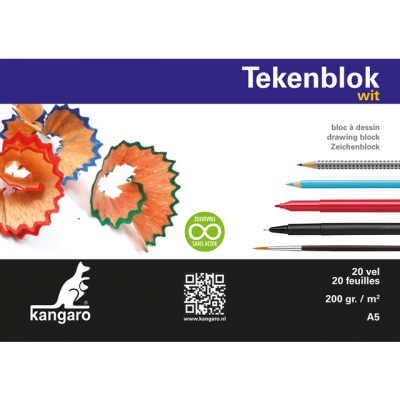 Kangaro Tekenblok A5 (K-5549)