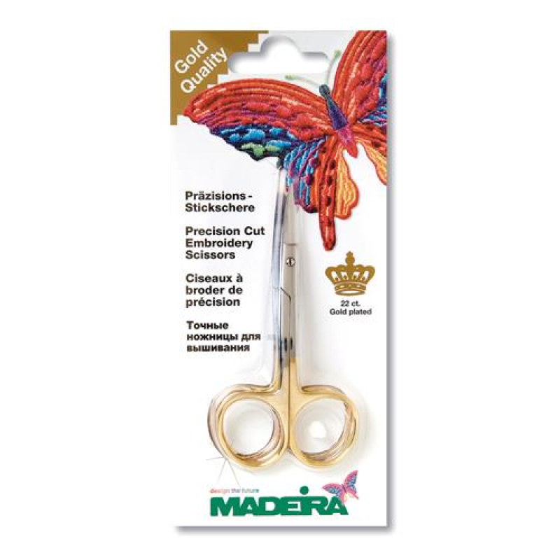Madeira 9478 Dubbel gebogen borduurschaar 3,5 inch (055.9478)