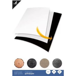 Kangaro Grafietpapier wit A4 8 vel, 50 grams