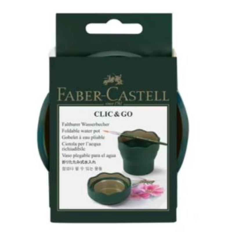 Faber-Castell Watercup Clic & Go Donkergroen (FC-181520)