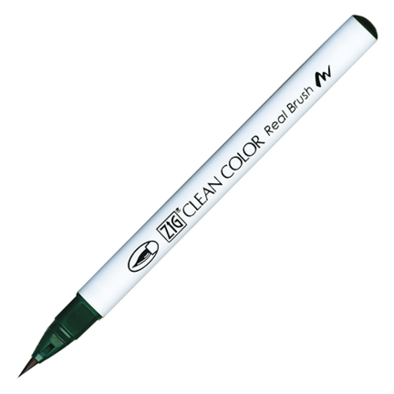 Kuretake / Zig - Clean Color Real Brush - (400) Marine Green