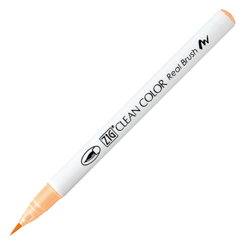 Kuretake / Zig - Clean Color Real Brush - (054) Pale Orange