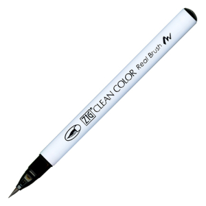 Kuretake / Zig - Clean Color Real Brush - (010) Black