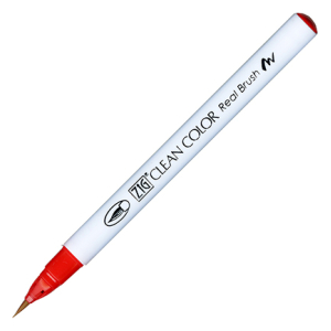 Kuretake / Zig - Clean Color Real Brush - (022) Carmine Red