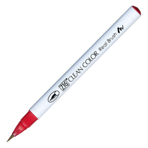 Kuretake / Zig - Clean Color Real Brush - (029) Gernium Red
