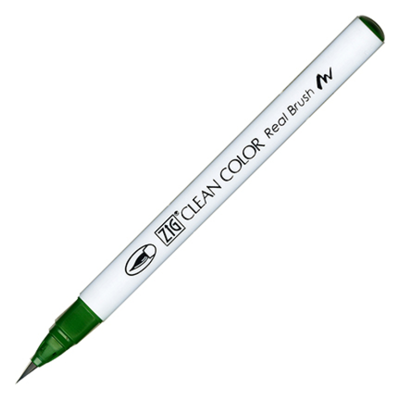 Kuretake / Zig - Clean Color Real Brush - (040) Green