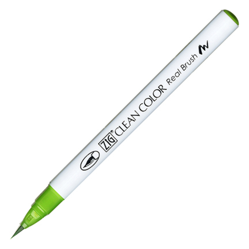 Kuretake / Zig - Clean Color Real Brush - (041) Light Green