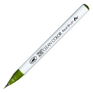 Kuretake / Zig - Clean Color Real Brush   (044) Deep Green