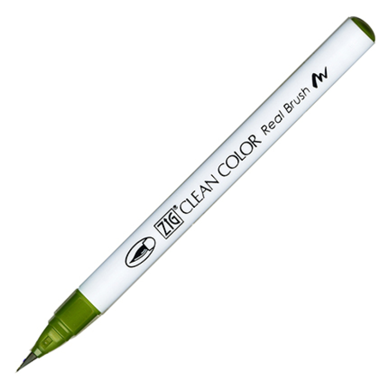 Kuretake / Zig - Clean Color Real Brush   (044) Deep Green