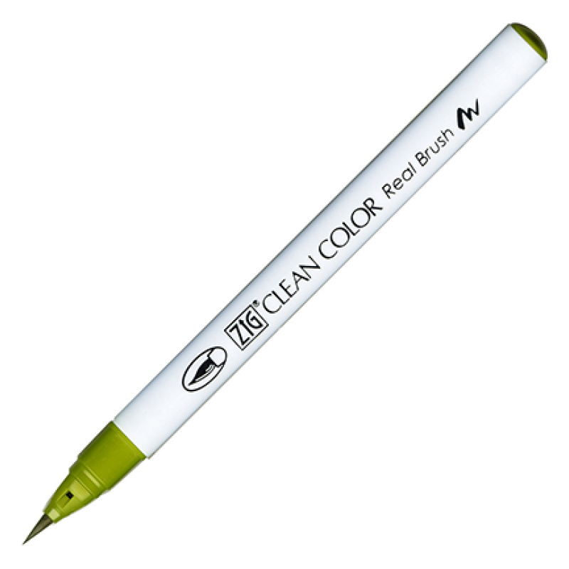 Kuretake / Zig - Clean Color Real Brush - (046) Mid Green