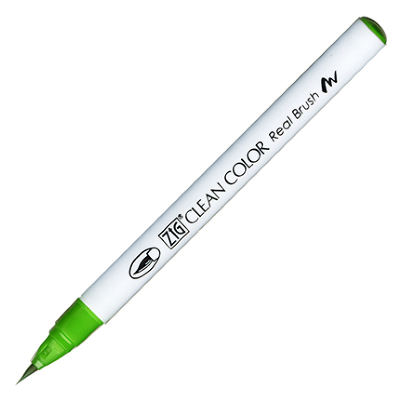 Kuretake / Zig - Clean Color Real Brush - (047) May Green