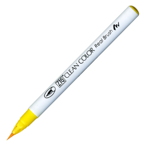 Kuretake / Zig - Clean Color Real Brush - (050) Yellow