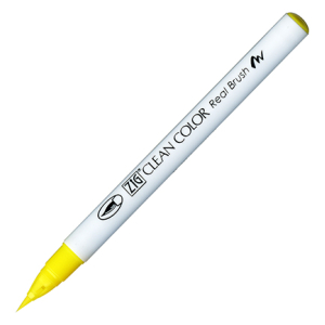 Kuretake / Zig - Clean Color Real Brush - (051) Lemon Yellow