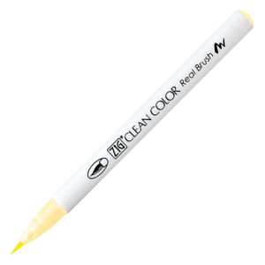 Kuretake / Zig - Clean Color Real Brush - (055) Pale Yellow