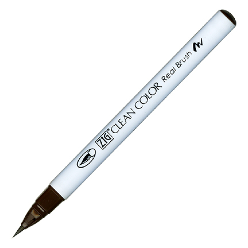 Kuretake / Zig - Clean Color Real Brush - (062) Dark Brown