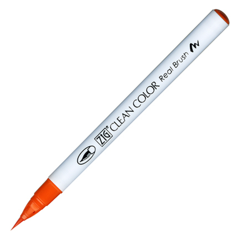 Kuretake / Zig - Clean Color Real Brush - (070) Orange