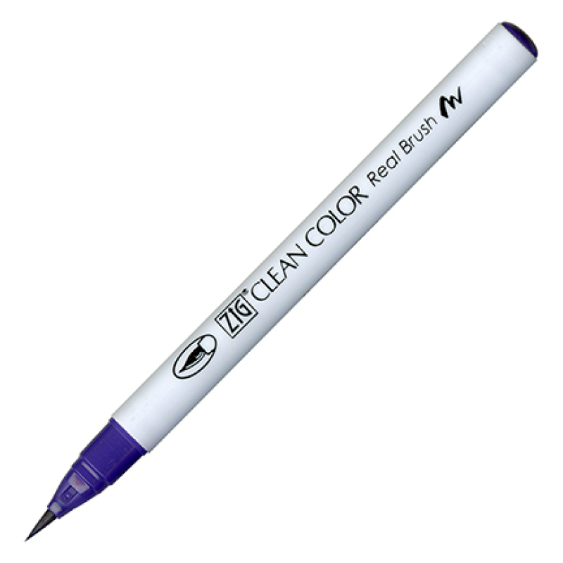 Kuretake / Zig - Clean Color Real Brush - (080) Violet