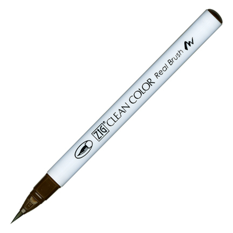 Kuretake / Zig - Clean Color Real Brush - (065) Mid Brown