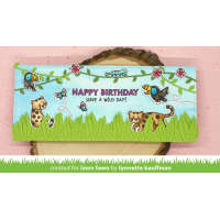 Lawn Fawn Slimline Tropical Leaves Border Dies (LF2618)