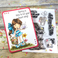 LDRS Creative Holly Chirpy Chirp Clear Stamps  (LDRSPD210)