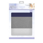 Crafter's Companion Glittering Snowflakes A4 Glitter Card Pack (S-GS-GLITTER)