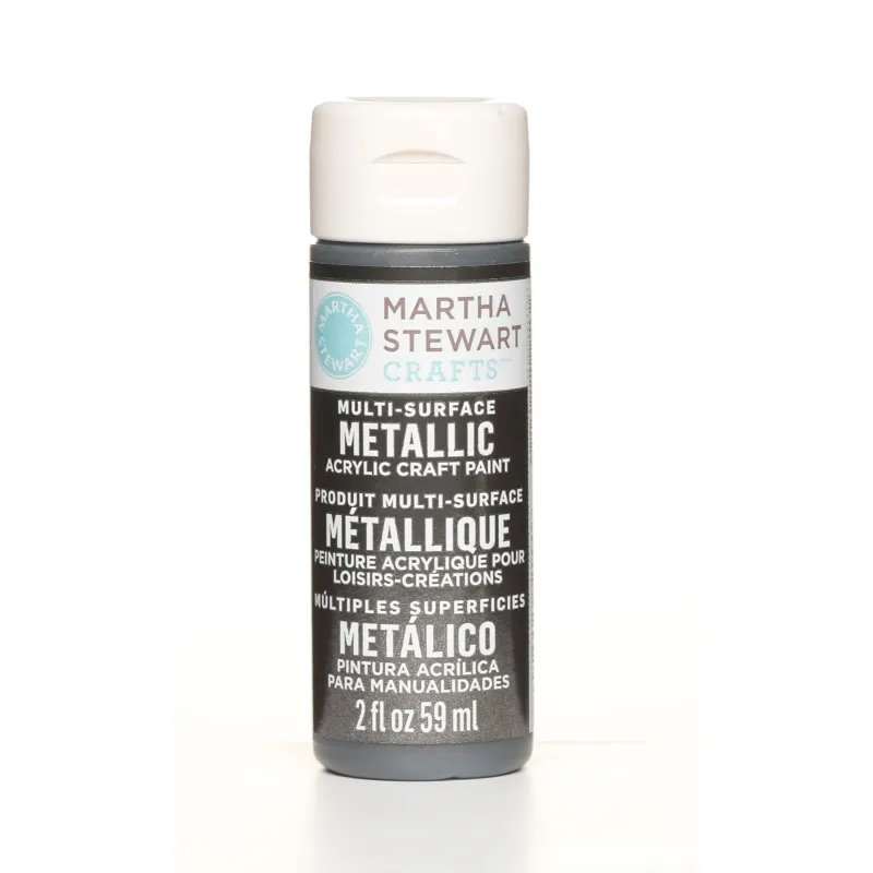 Martha Stewart • Metallic Verf 59ml Gunmetal (3025-32990)