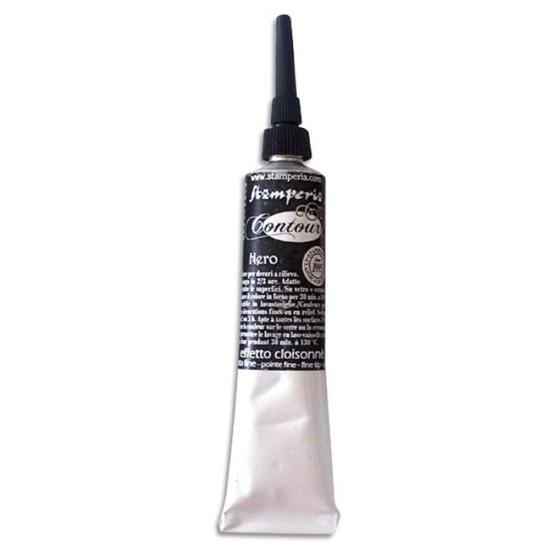 Stamperia Contour Liner 20ml Black (KGVC01)