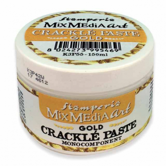 Stamperia Crackle Paste150 ml Gold (	K3P55)