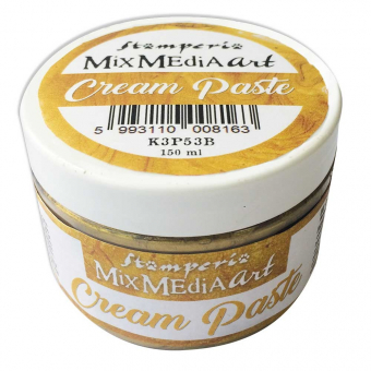 Stamperia Cream Paste Metallic Gold (150ml) (K3P53B)