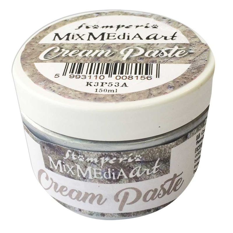 Stamperia Cream Paste Metallic Silver (K3P53A)
