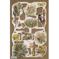 Marjolein poezieplaatjes per vel (Marjolein-Poezie)